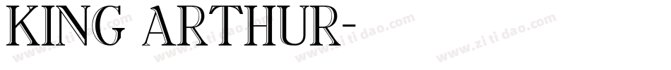 KING ARTHUR字体转换